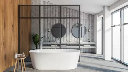 szkło w programie wnętrza zewnętrza, łazienka, szkło ornamentowe saint-gobain glass