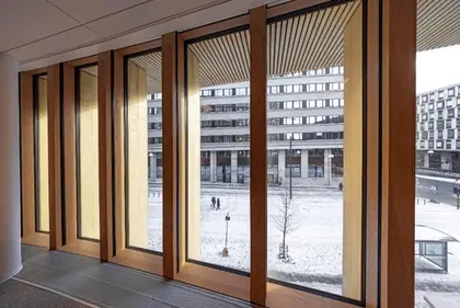 Excellent view through triple-glazed Xtreme 70/33. Photo Sören Håkanlind